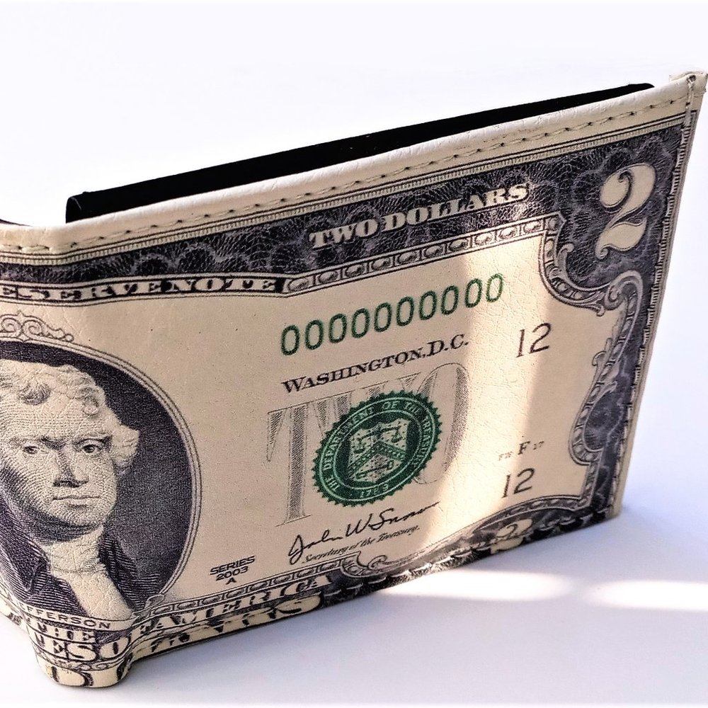 $2 DOLLAR BILL WALLET